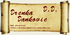 Drenka Danković vizit kartica